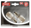 Eveready S1023 Oven Lamp 25W Small Edison Screw x 2