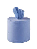 Blue Paper Roll - 2 Ply Embossed Centre Feed - Hand Towel