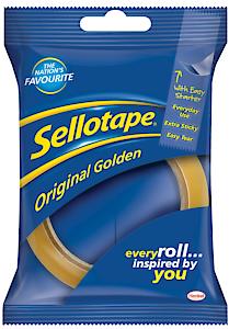 Sellotape Original Golden Tape 24mm x 50M