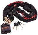 Amtech 1.8M Sleeved Security Chain & Lock