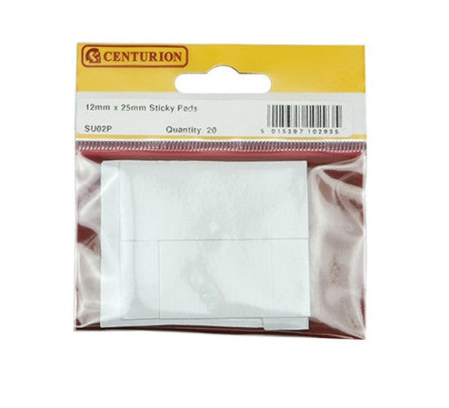 12mm x 25mm Sticky Pads (Pack of 20)