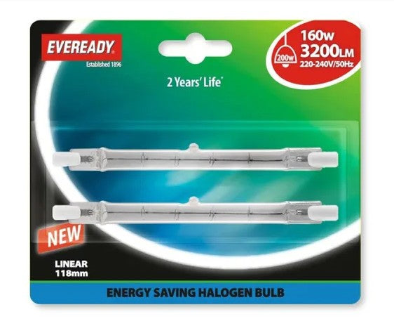 Energizer Energy Saving Halogen Linear 160W 118mm