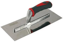 Faithfull Plasterer's Finishing Trowel Stainless Steel Soft Grip