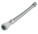 15mm x 1/2" 300mm SINGLE Pushfit Flexible Tap Connector