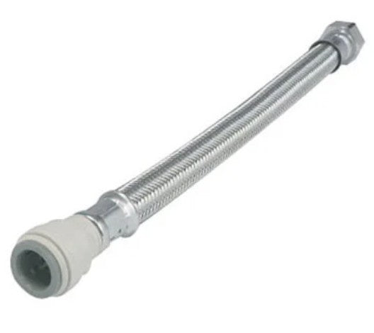 22mm x 3/4" Pushfit Flexible Tap Connector 500mm SINGLE