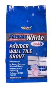 Everbuild Forever White Powder Wall Tile Grout 1.2kg