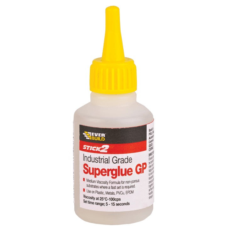 Everbuild Industrial Super Glue 20g