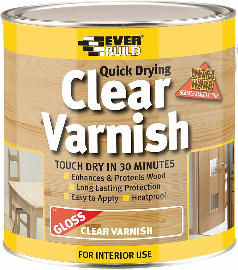 Everbuild Clear Varnish Gloss