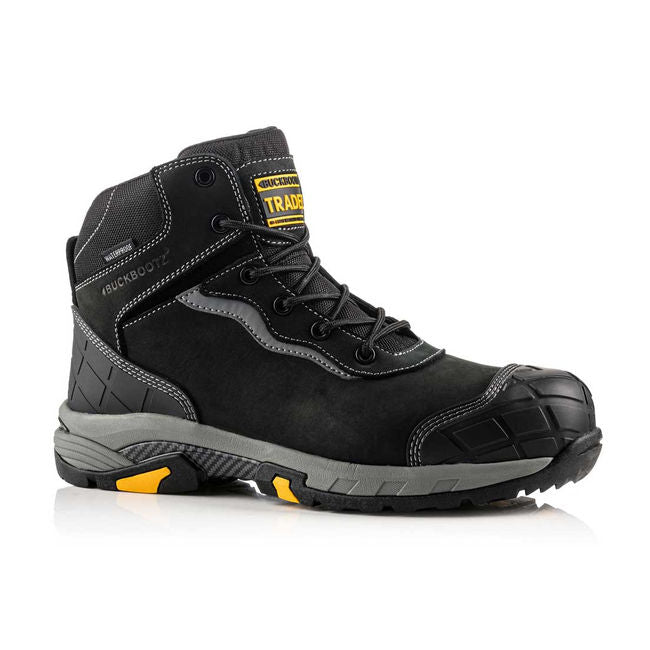 Buckbootz Tradez Blitz S3 Safety Boot Black