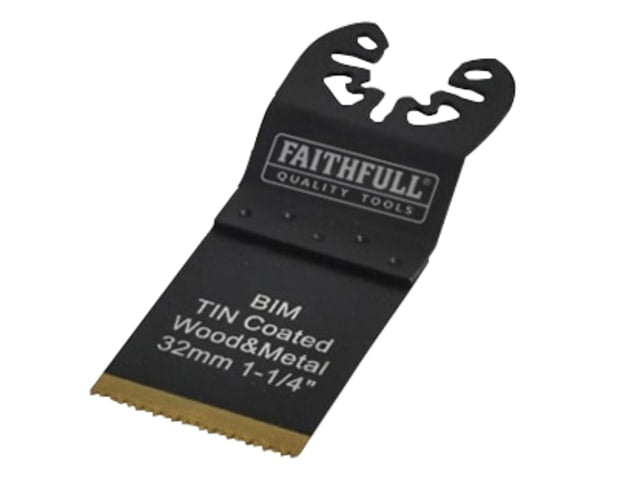 Faithfull Flush Cut Saw Blade 32mm Titanium Coated