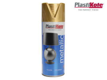 Plastikote Metallic Spray Gold 400ml