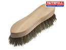 Faithfull Hand Scrubbing Brush 200mm (8in) Unvarnished