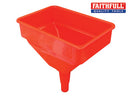 Faithfull Tractor Funnel with Inbuilt Filter