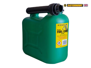 Unleaded Petrol Can & Spout Green 5 litre
