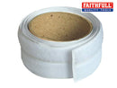 Faithfull Hook & Loop Self-Adhesive Tape 20mm x 1m White