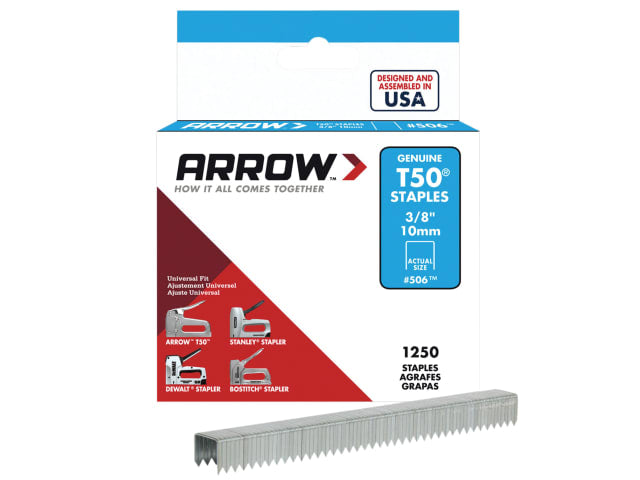 Arrow T50 Staples Box 1250