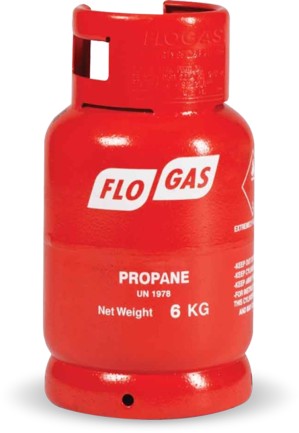 Flo Gas 6kg Propane Gas Cylinder-Flogas Bottle Exchange Req
